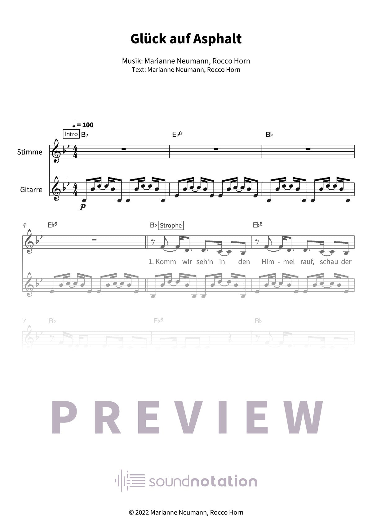 Glück auf Asphalt - Preview Page 1