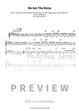 We Got The Noise - Preview Page 1