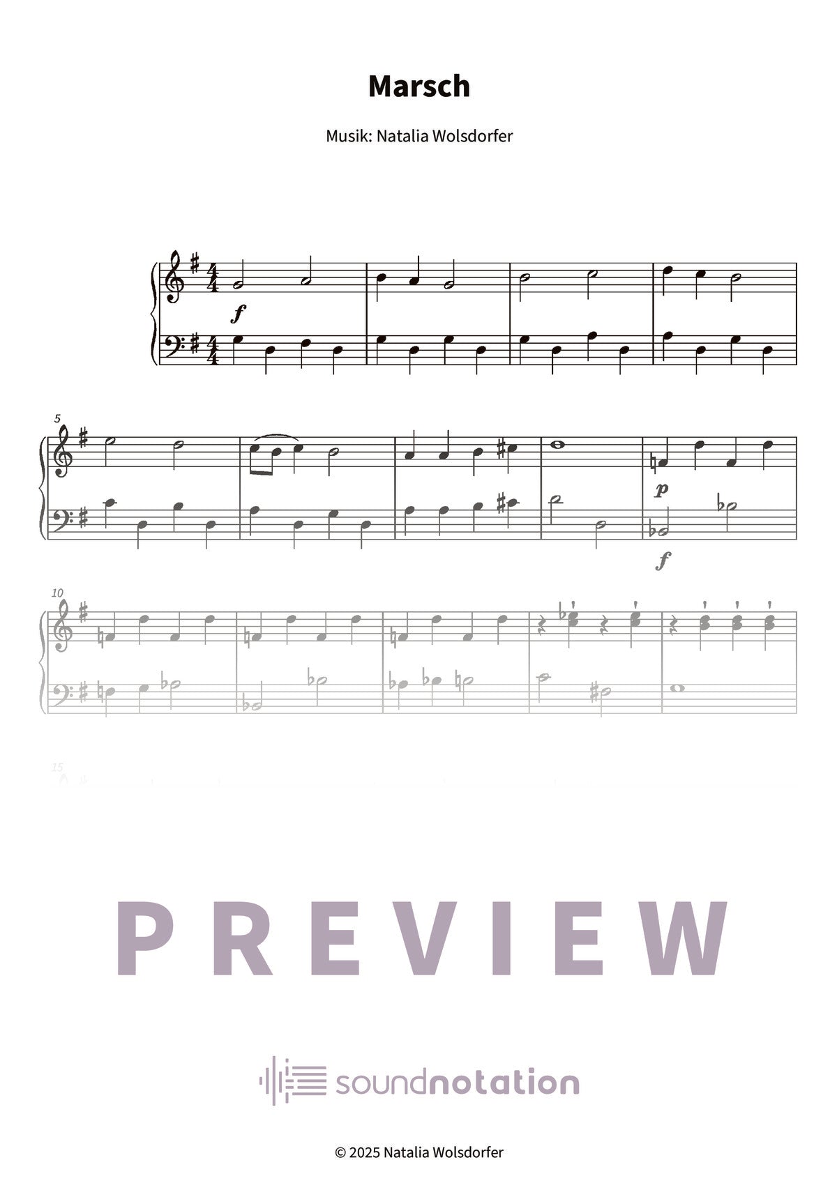 Einkaufsmarsch - Preview Page 1