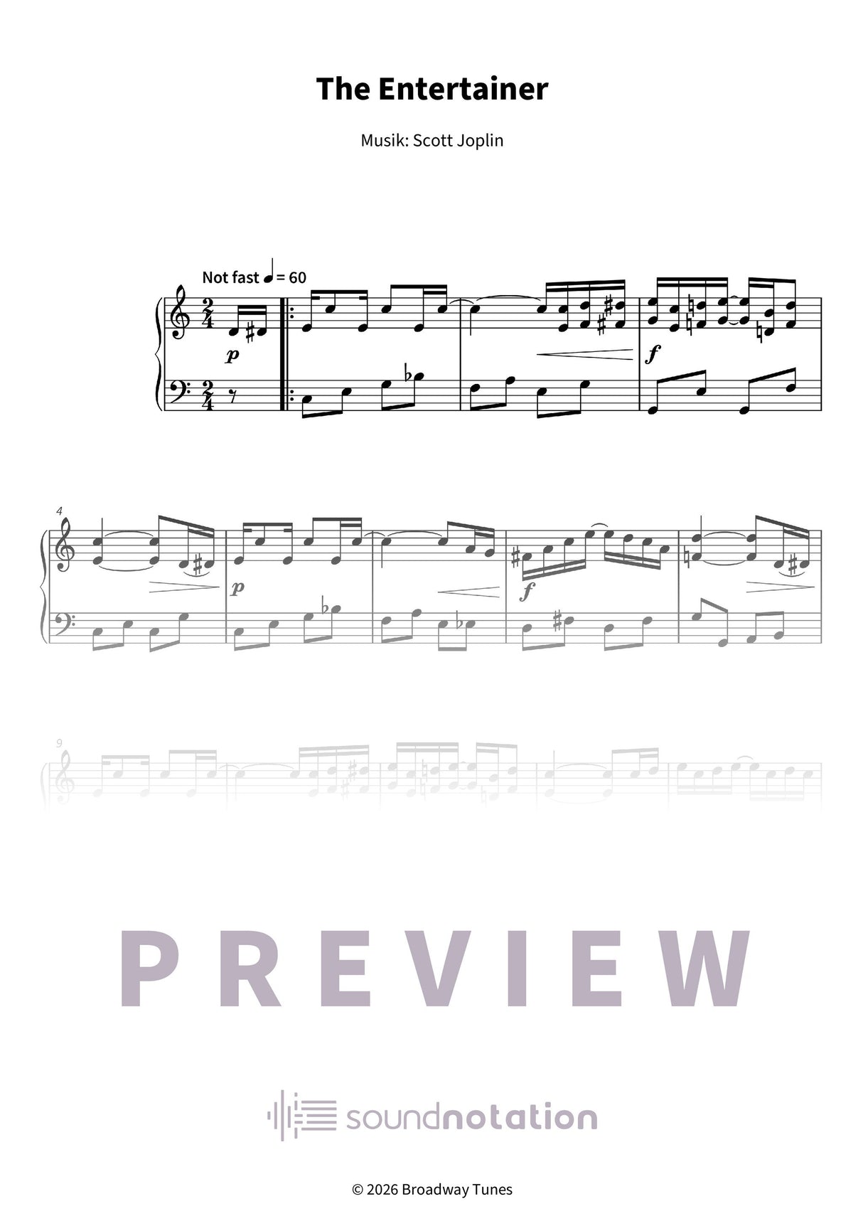 Der Entertainer - Preview Page 1