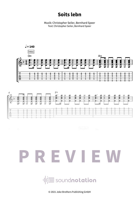 Soits lebn - Preview Page 1