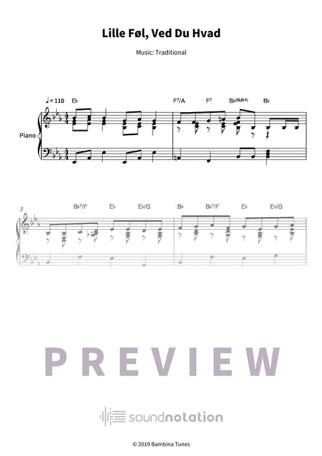 Lille Føl, Ved Du Hvad - Preview Page 1
