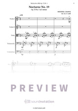 Nocturne e-Moll, op. 72 Nr. 1 - Preview Page 1