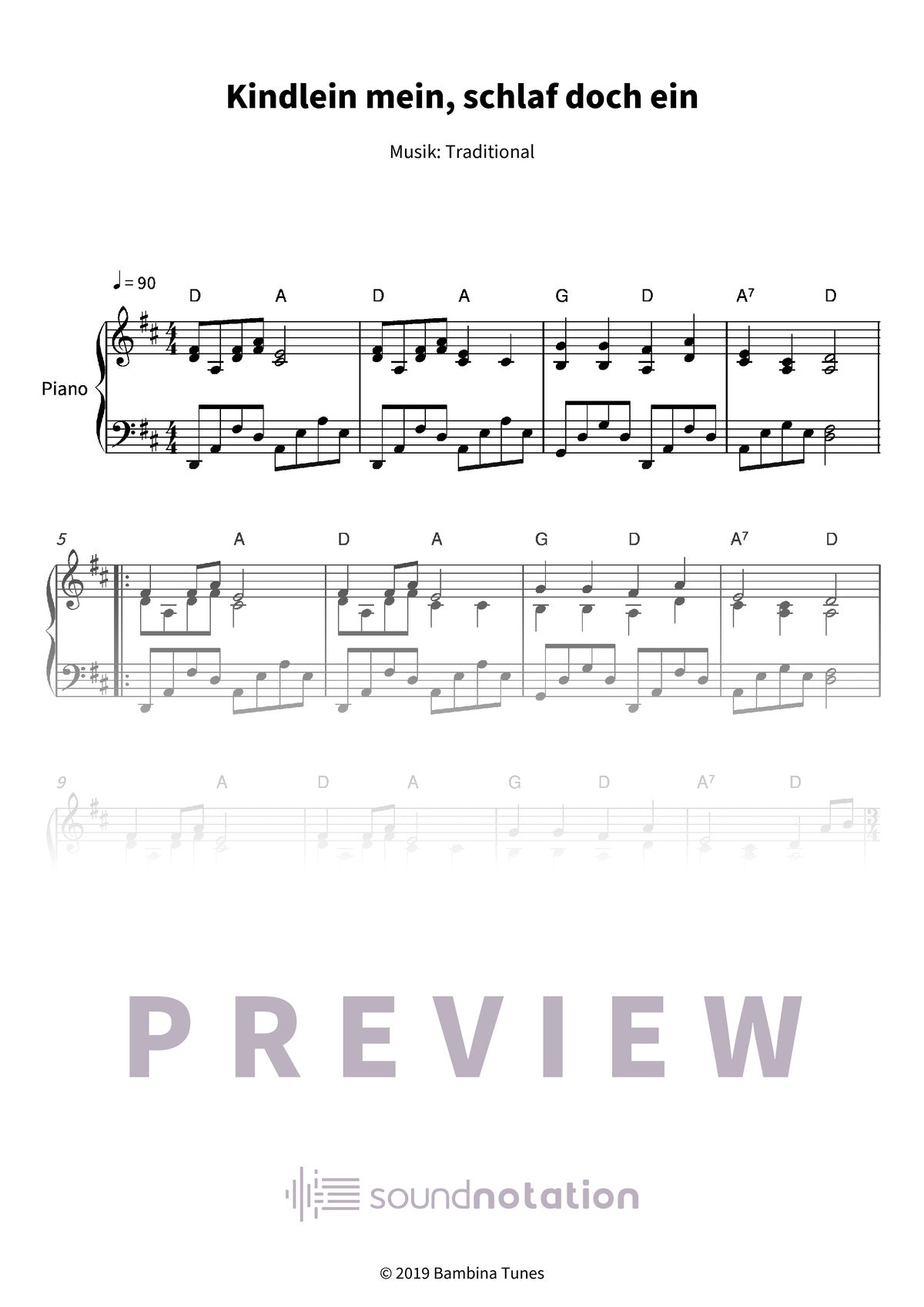 Kindlein mein, schlaf doch ein - Preview Page 1