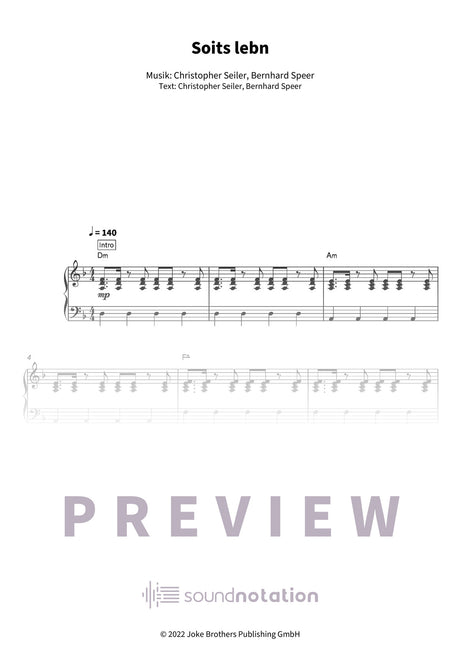 Soits lebn - Preview Page 1