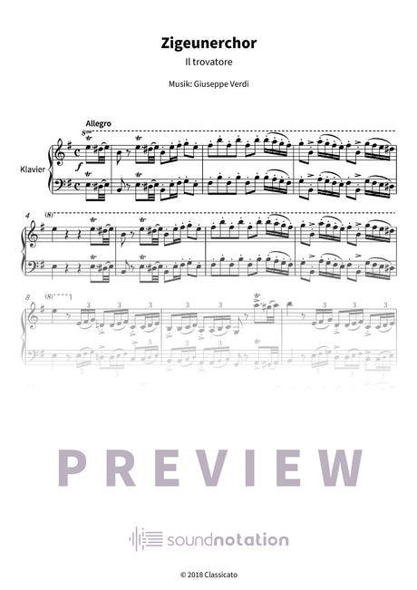 Zigeunerchor - Preview Page 1