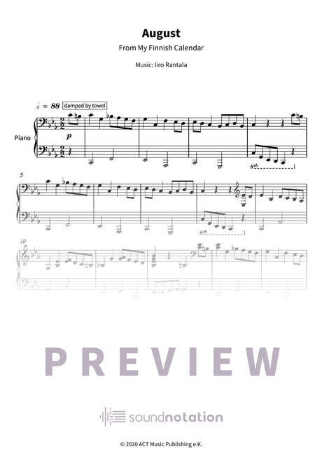 August - Preview Page 1