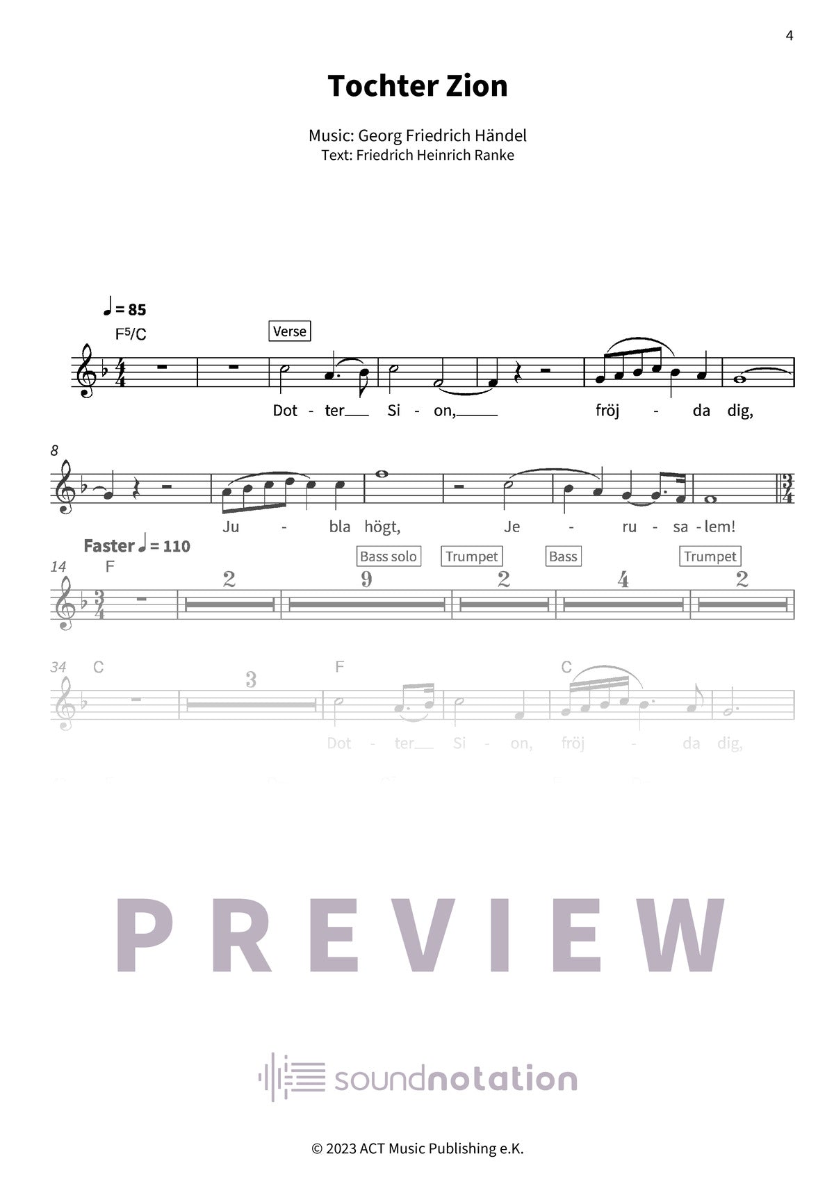 Nils Landgren’s Christmas Songbook - Preview Page 1