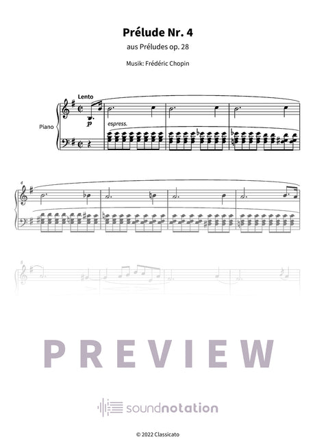 Prélude Nr. 4 - Preview Page 1