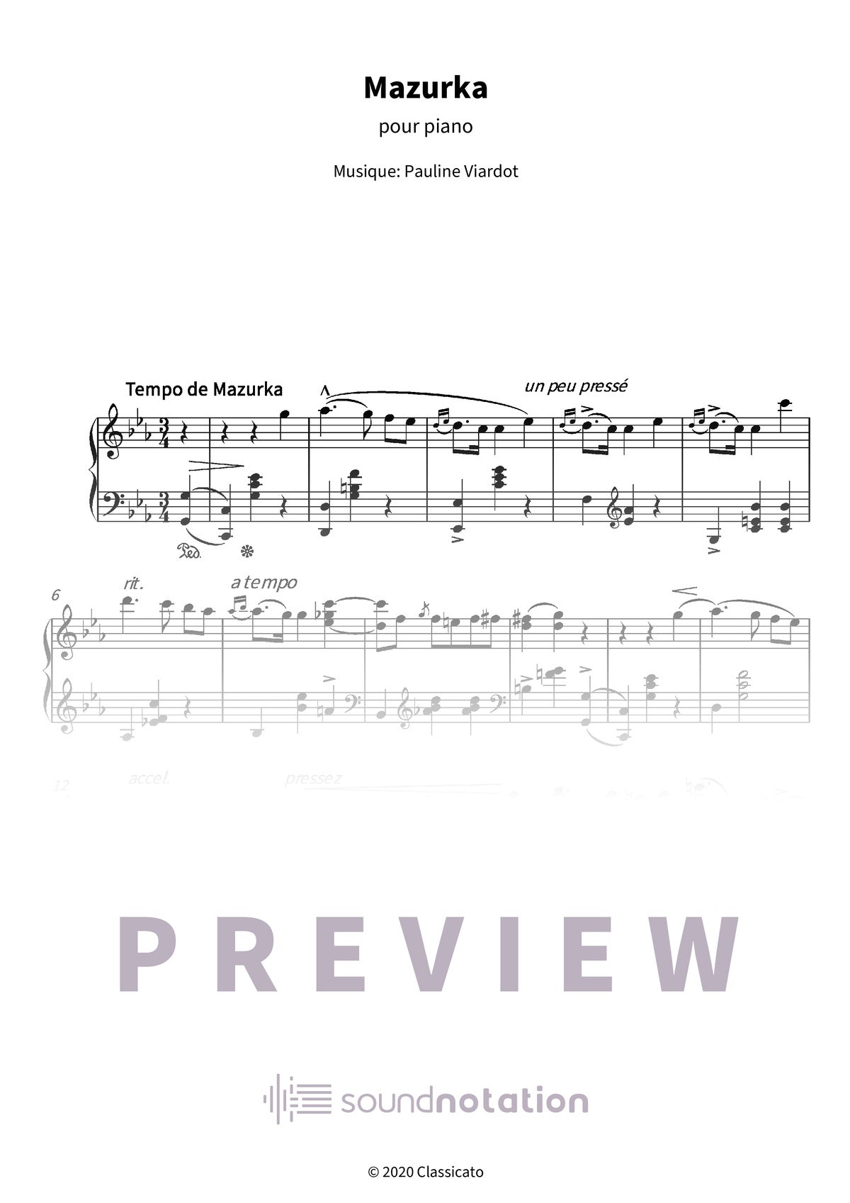 Mazurka - Preview Page 1