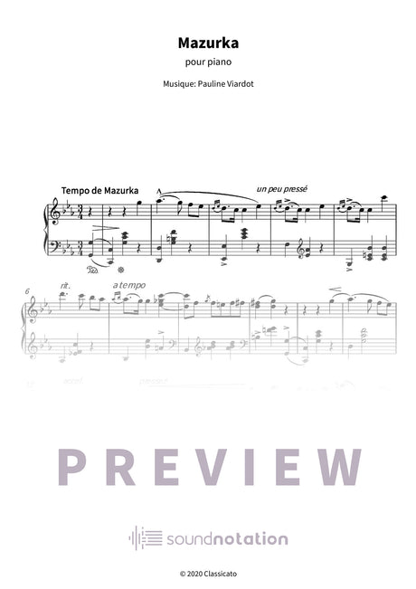 Mazurka - Preview Page 1