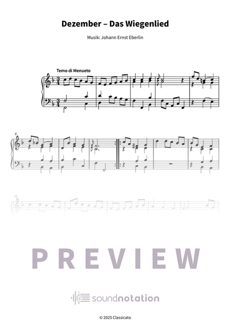Dezember – Das Wiegenlied - Preview Page 1