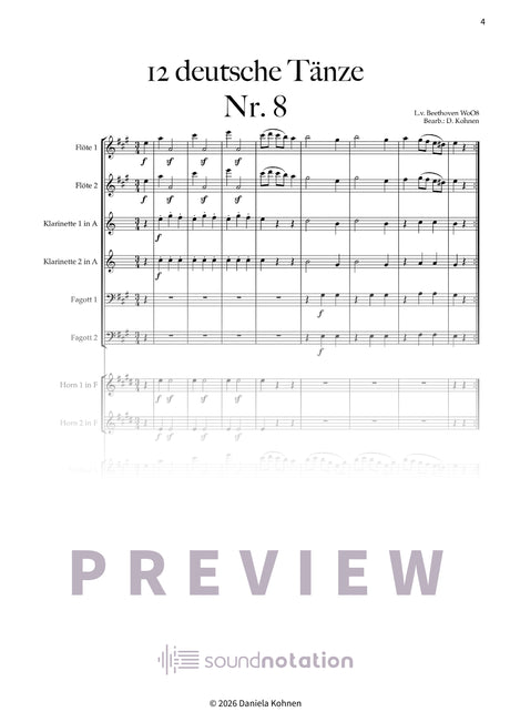 Deutscher Tanz Nr. 8 - Preview Page 1