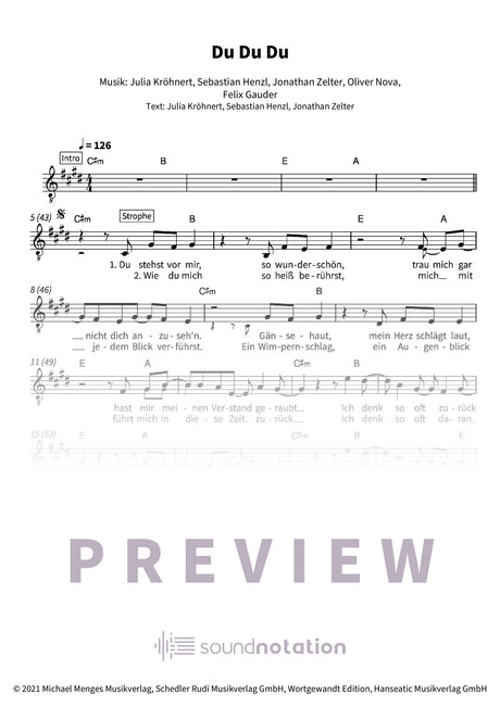 Du Du Du - Preview Page 1
