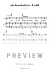 John Jacob Jingleheimer Schmidt - Preview Page 1