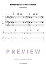 Schneeflöckchen, Weißröckchen - Preview Page 1