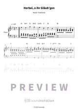 Herbei, o ihr Gläub’gen - Preview Page 1