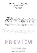 Ich steh an deiner Krippe hier - Preview Page 1