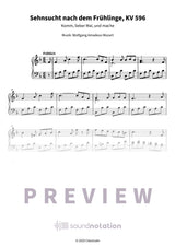 Sehnsucht nach dem Frühlinge - Preview Page 1