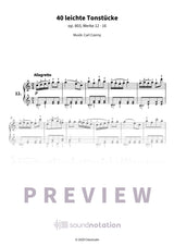 40 leichte Tonstücke - Preview Page 1