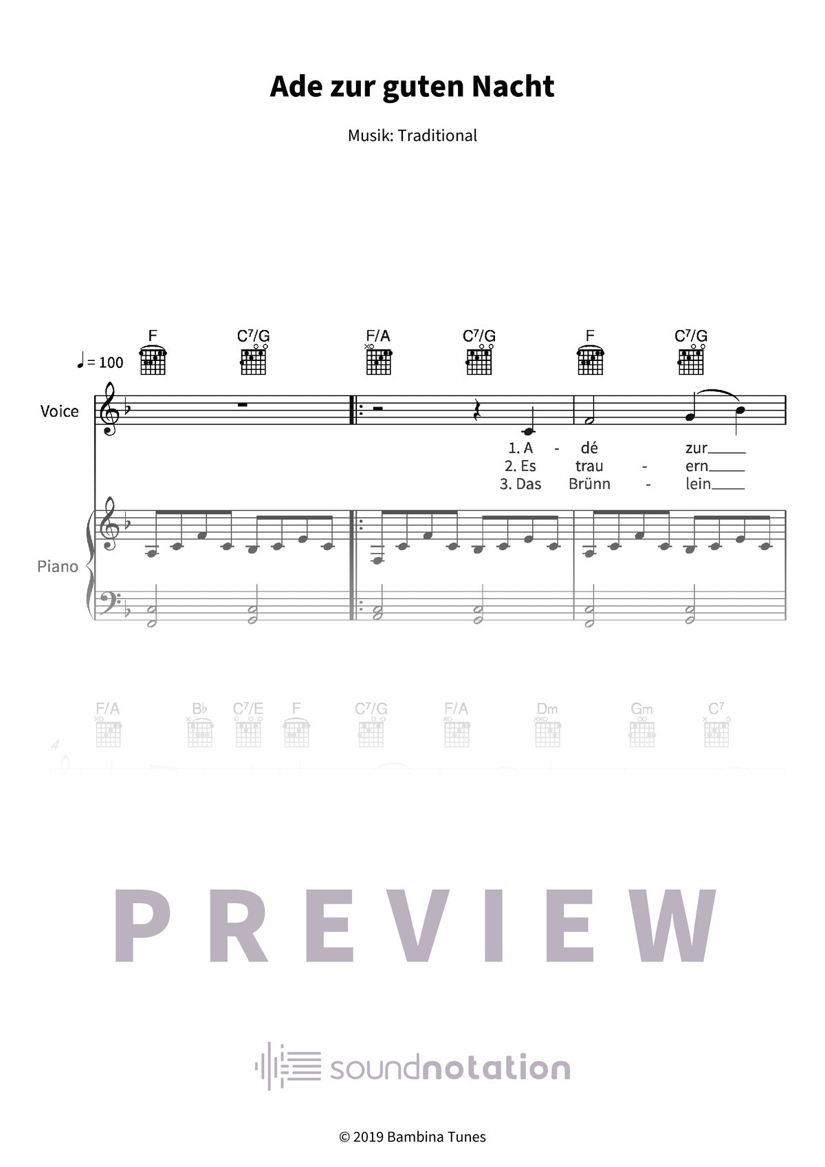 Ade zur guten Nacht - Preview Page 1