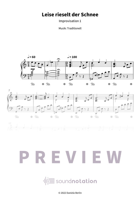 Leise rieselt der Schnee - Preview Page 1