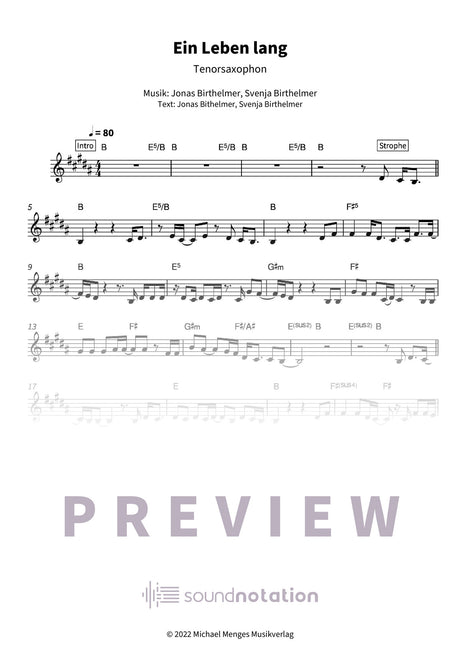 Ein Leben lang - Preview Page 1