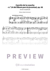 Canción de la cosecha - Preview Page 1