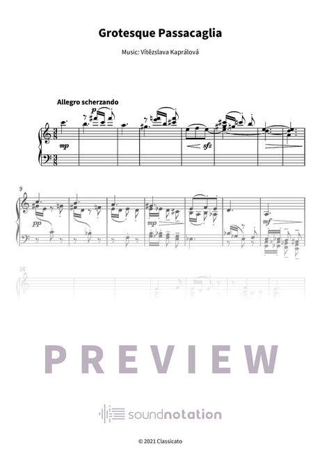 Grotesque Passacaglia - Preview Page 1