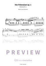 Vier Polonaisen op. 1 - Preview Page 1