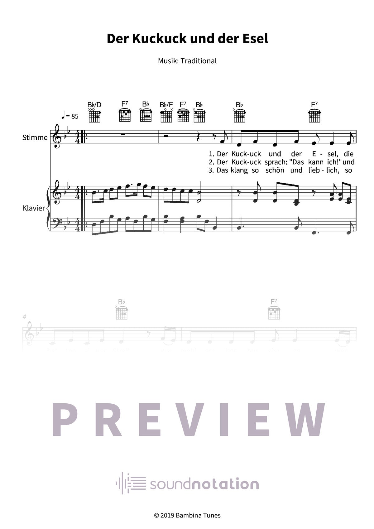 Der Kuckuck und der Esel - Preview Page 1