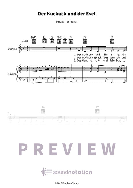 Der Kuckuck und der Esel - Preview Page 1