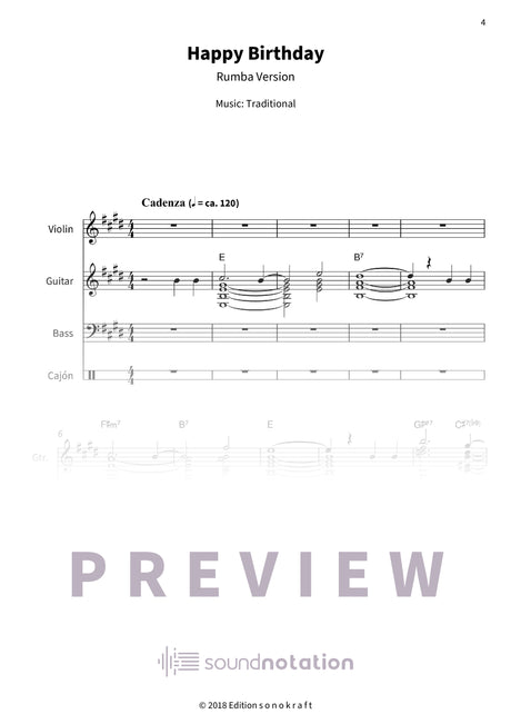 Happy Birthday - Preview Page 1