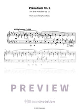 Präludium Nr. 5 - Preview Page 1