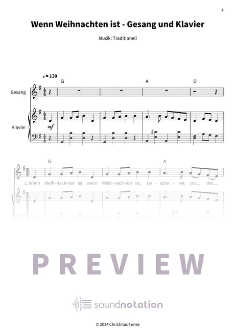 Wenn Weihnachten ist - Preview Page 1