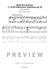 Chant de la moisson - Preview Page 1