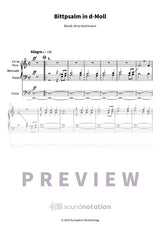Bittpsalm in d-Moll - Preview Page 1