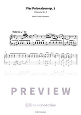 Vier Polonaisen op. 1 - Preview Page 1