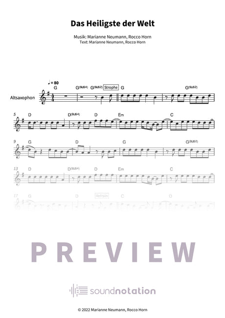 Das Heiligste der Welt - Preview Page 1