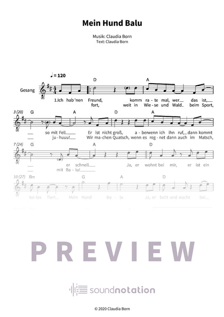 Mein Hund Balu - Preview Page 1