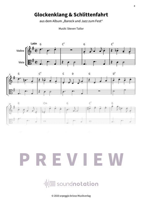 Glockenklang & Schlittenfahrt - Preview Page 1