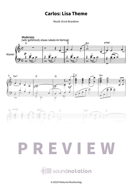 Carlos: Lisa Theme - Preview Page 1