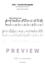 Julio — Canción del segador - Preview Page 1