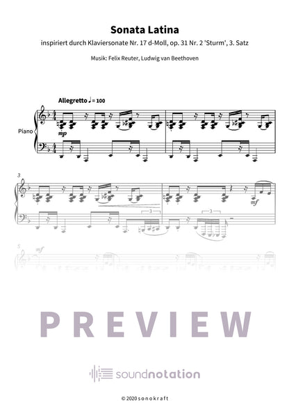 Sonata Latina - Preview Page 1