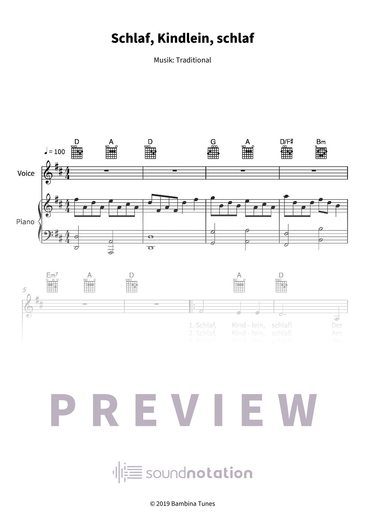Schlaf, Kindlein, schlaf - Preview Page 1