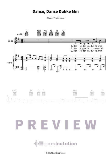 Danse, Danse Dukke Min - Preview Page 1