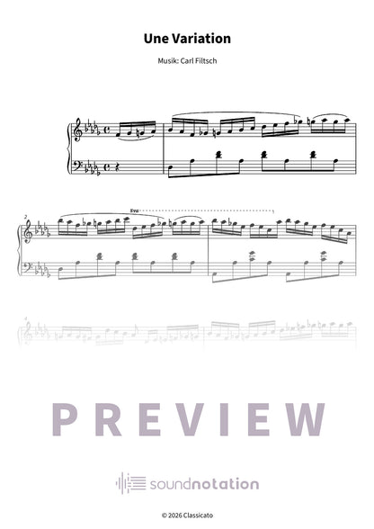 Une Variation - Preview Page 1