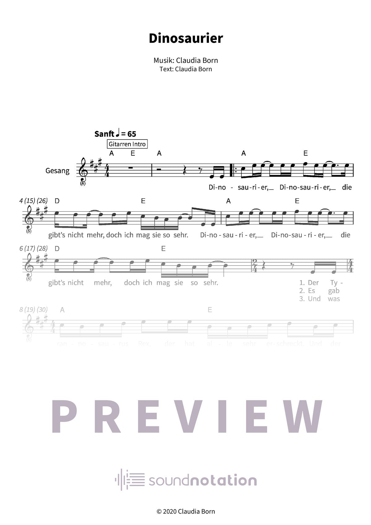 Dinosaurier - Preview Page 1