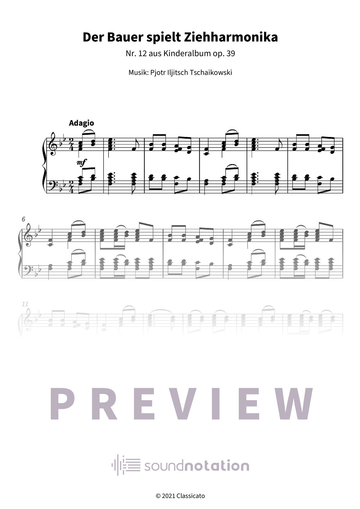 Der Bauer spielt Ziehharmonika - Preview Page 1