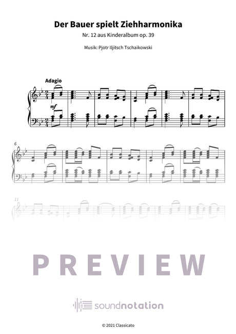 Der Bauer spielt Ziehharmonika - Preview Page 1